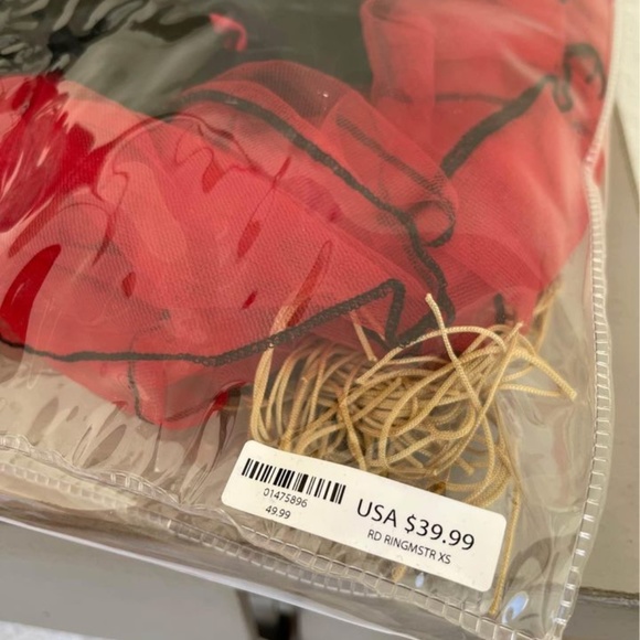 Elegant Red and Black Women's Dress - Picture 4 of 4